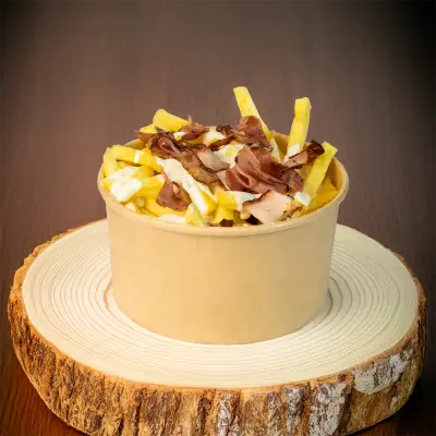 Patatas bacon y roque