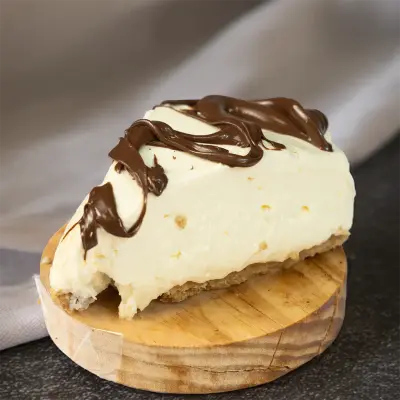 Tarta De Queso Con Chocolate (Porción)